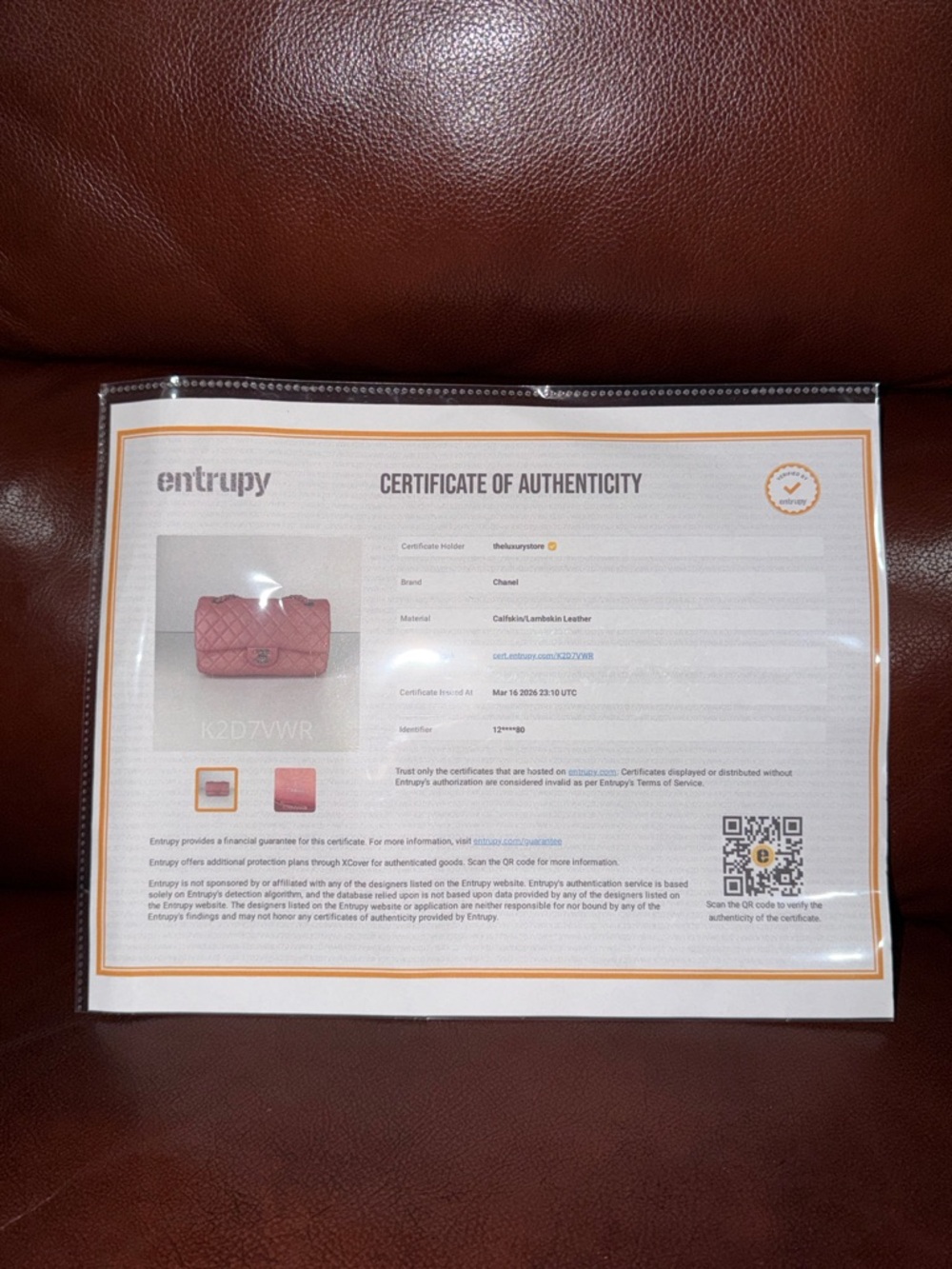 ‼️Authentic Chanel Pink Lambskin Leather Medium Classic Flap Shoulder Bag - Picture 2 of 16